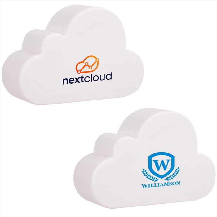 TH4079 Cloud Shape Stress Reliever With Custom Imprint